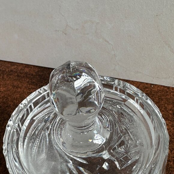 Vintage Cut Crystal Candy Jar with Lid - Picture 8 of 10